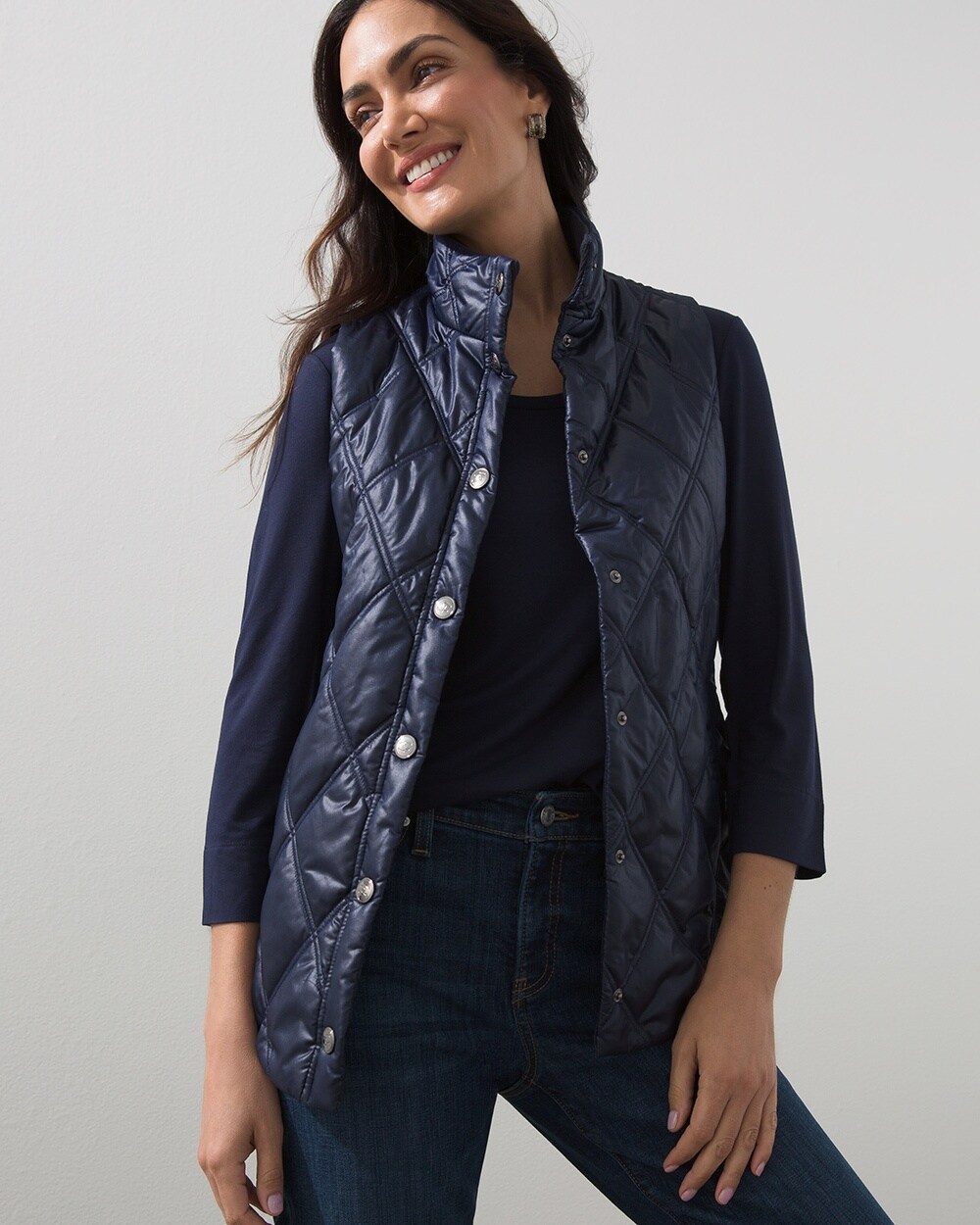 Elongated Quilted Vest