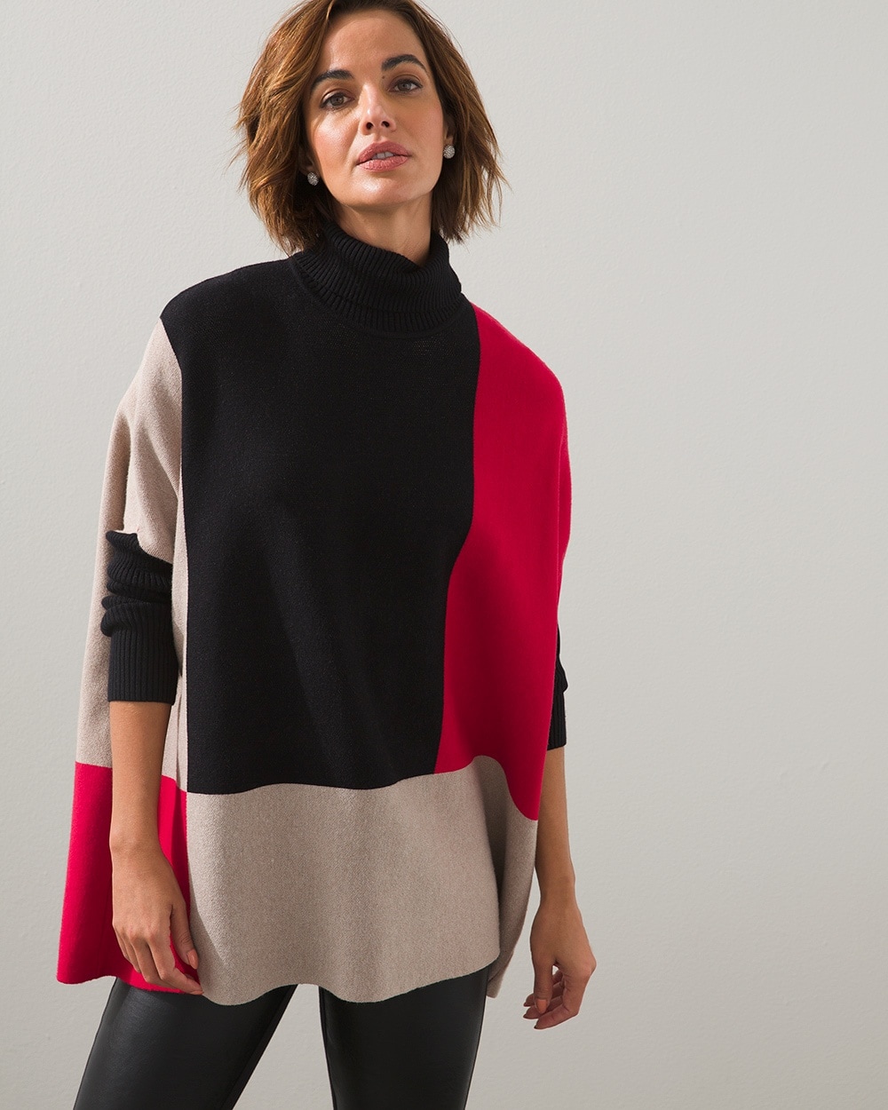 Colorblock Pullover Sweater