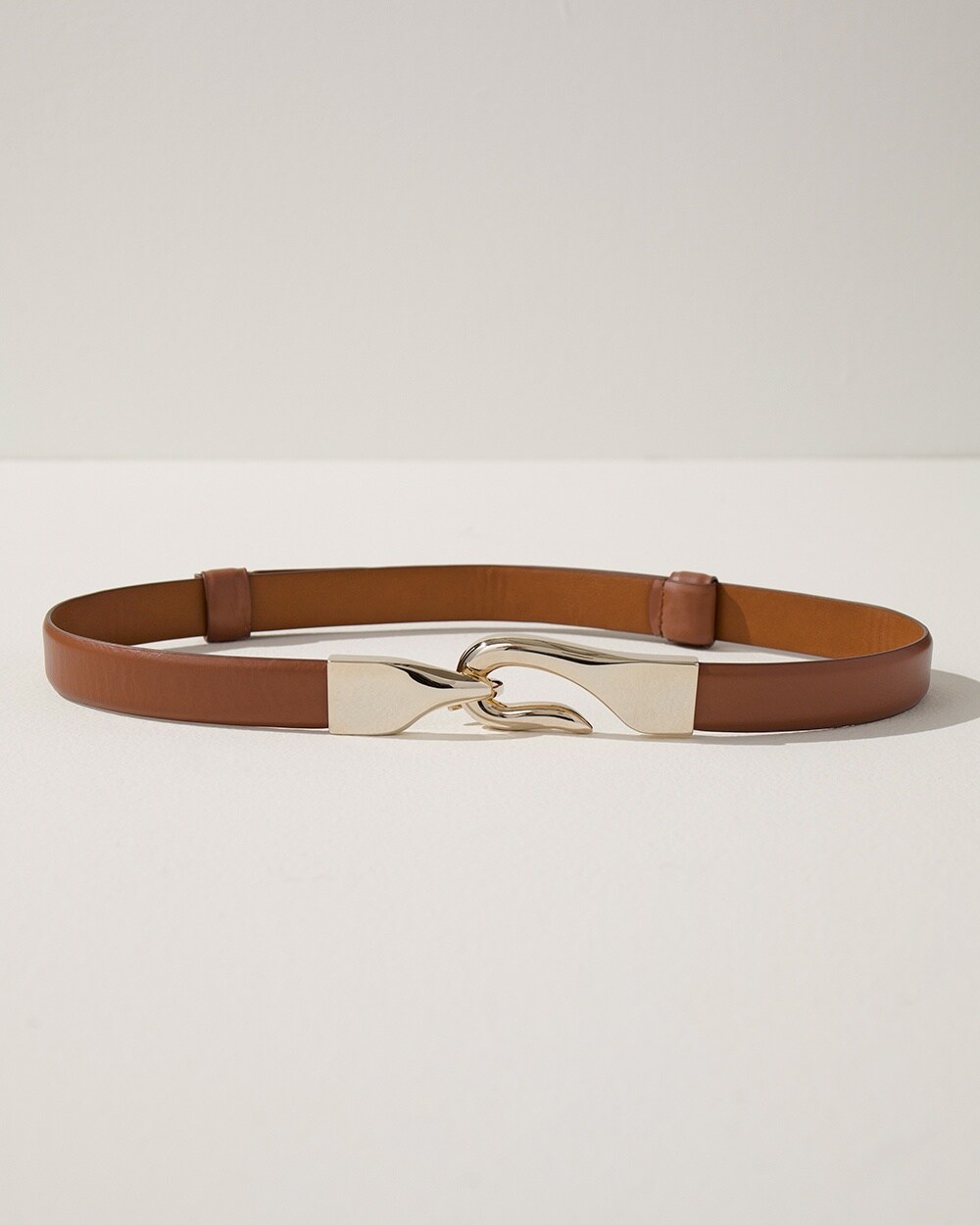 Leather Adjustable Hook Belt