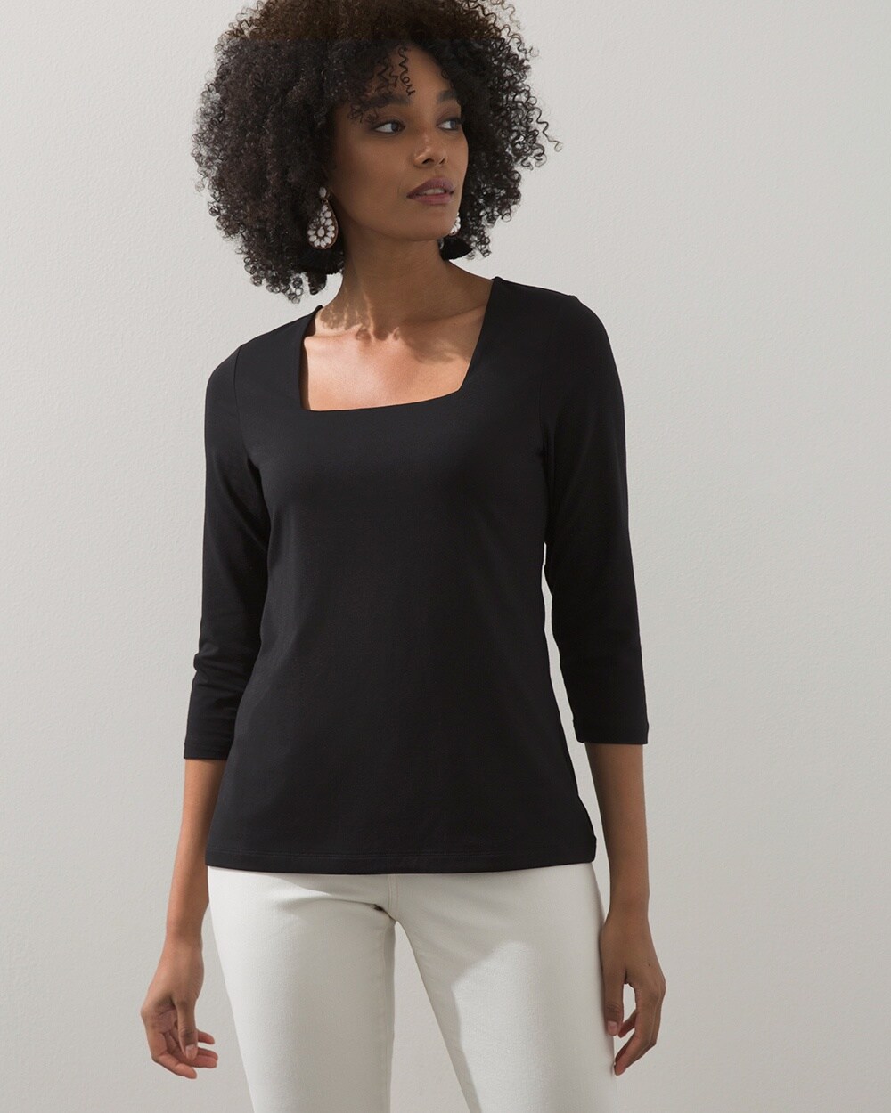 Touch of Cool Square Neck Tee