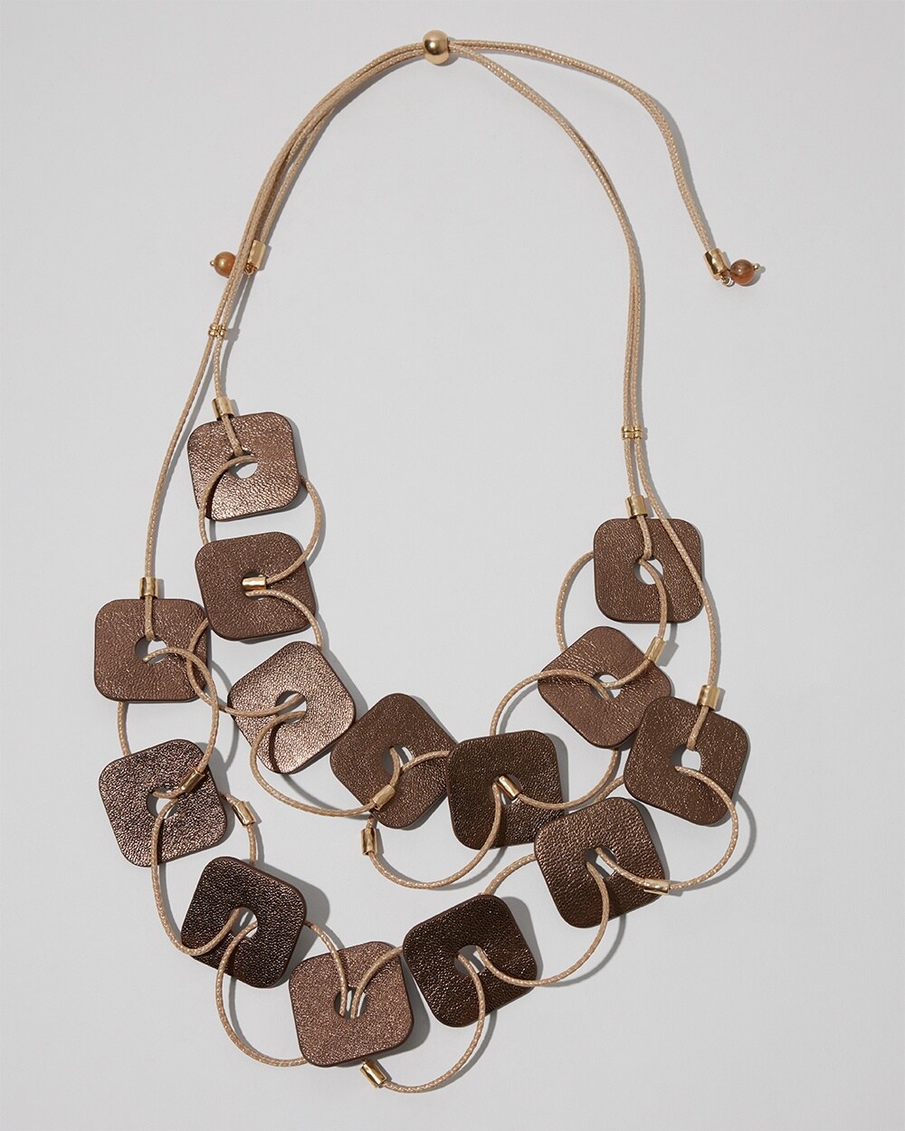 Adjustable Leather Necklace