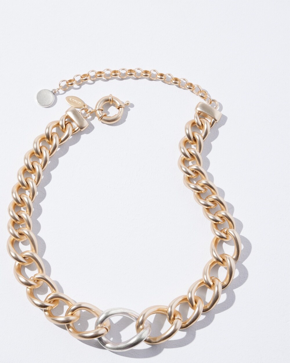 Chain Link Bib Necklace