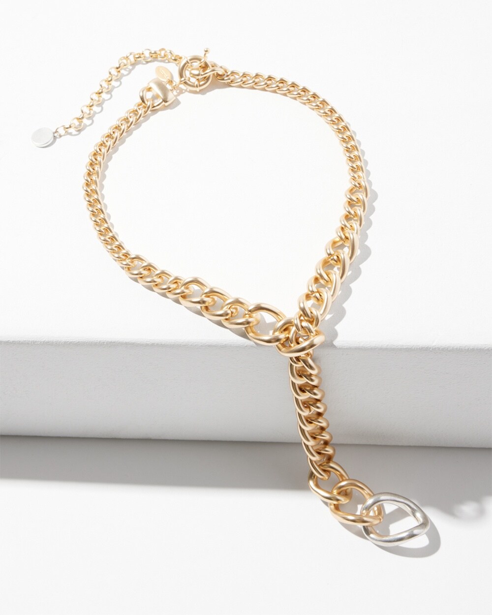 Chain Link Y-Necklace