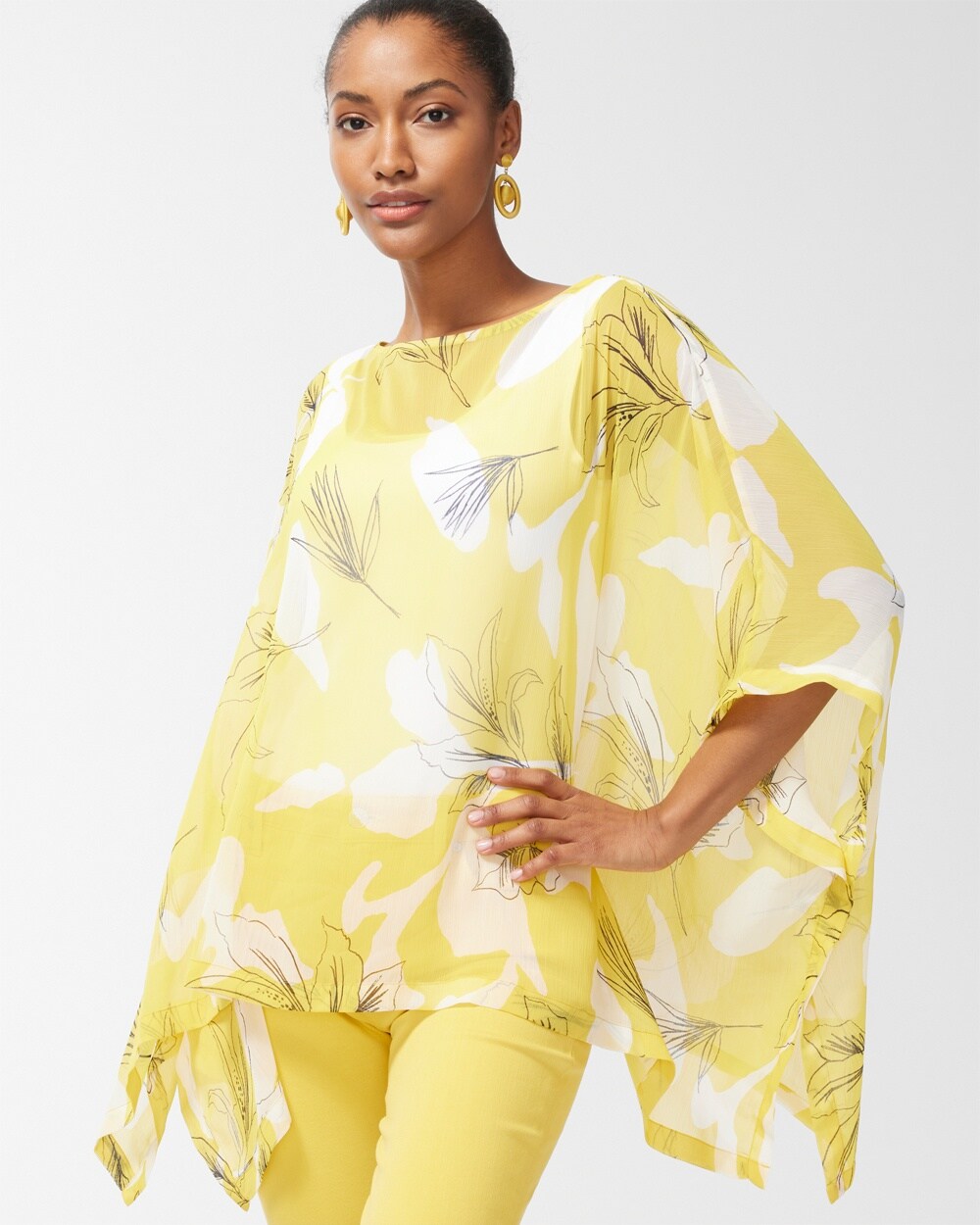 Tropical Floral Poncho video preview image, click to start video