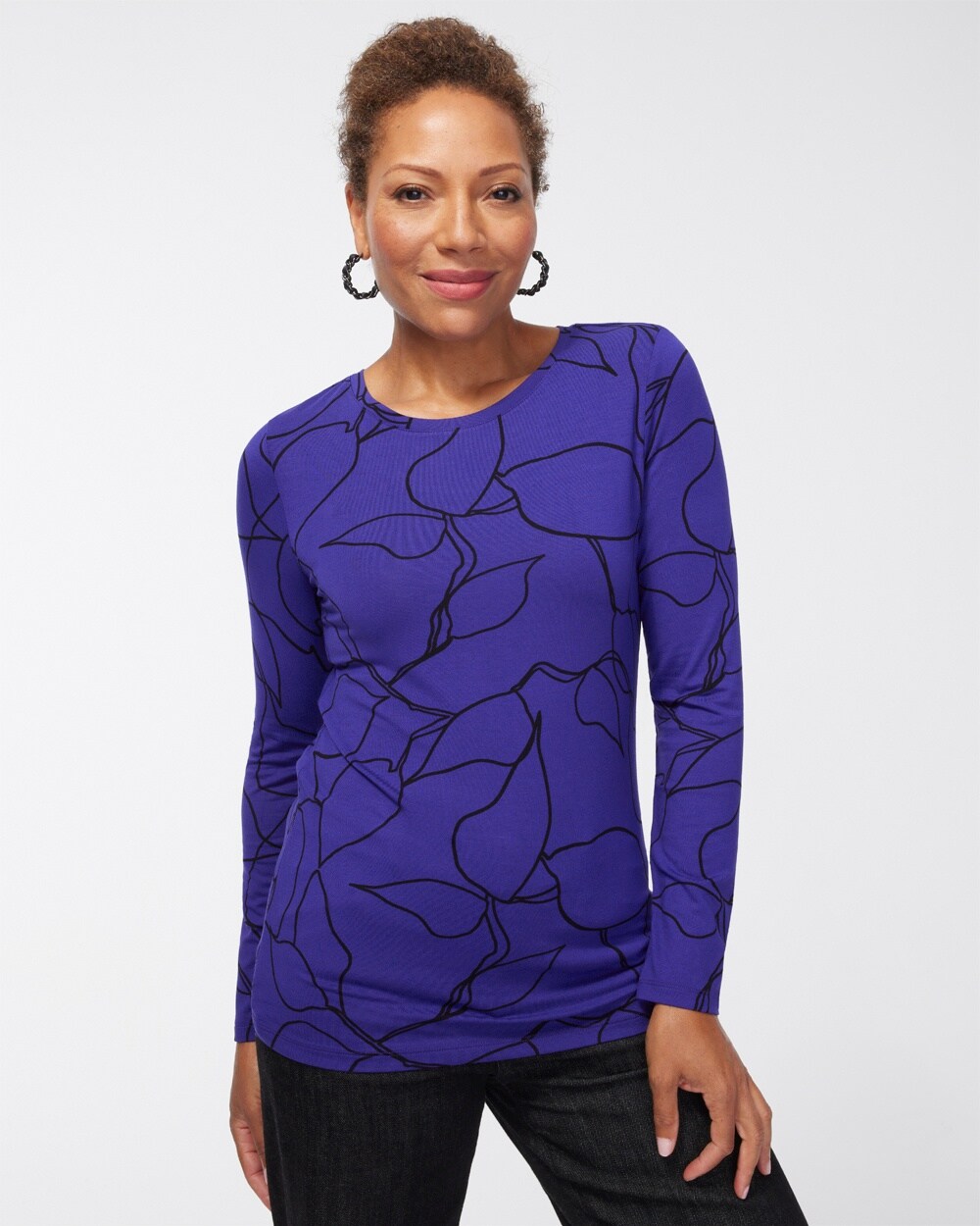 Touch of Cool Abstract Layering Tee