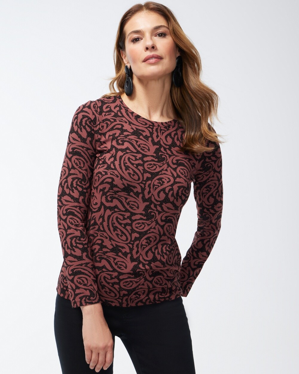 Touch of Cool Paisley Layering Tee