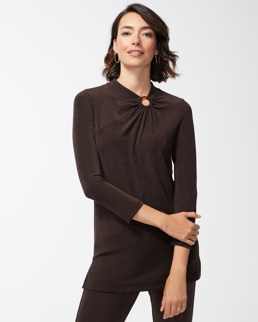 Travelers Ring Ruched Top