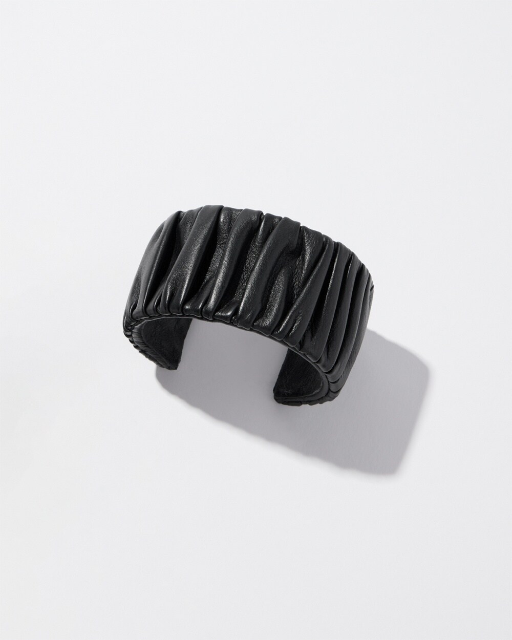 Black Braided O Ring Leather Bracelet - LuckySevenleather
