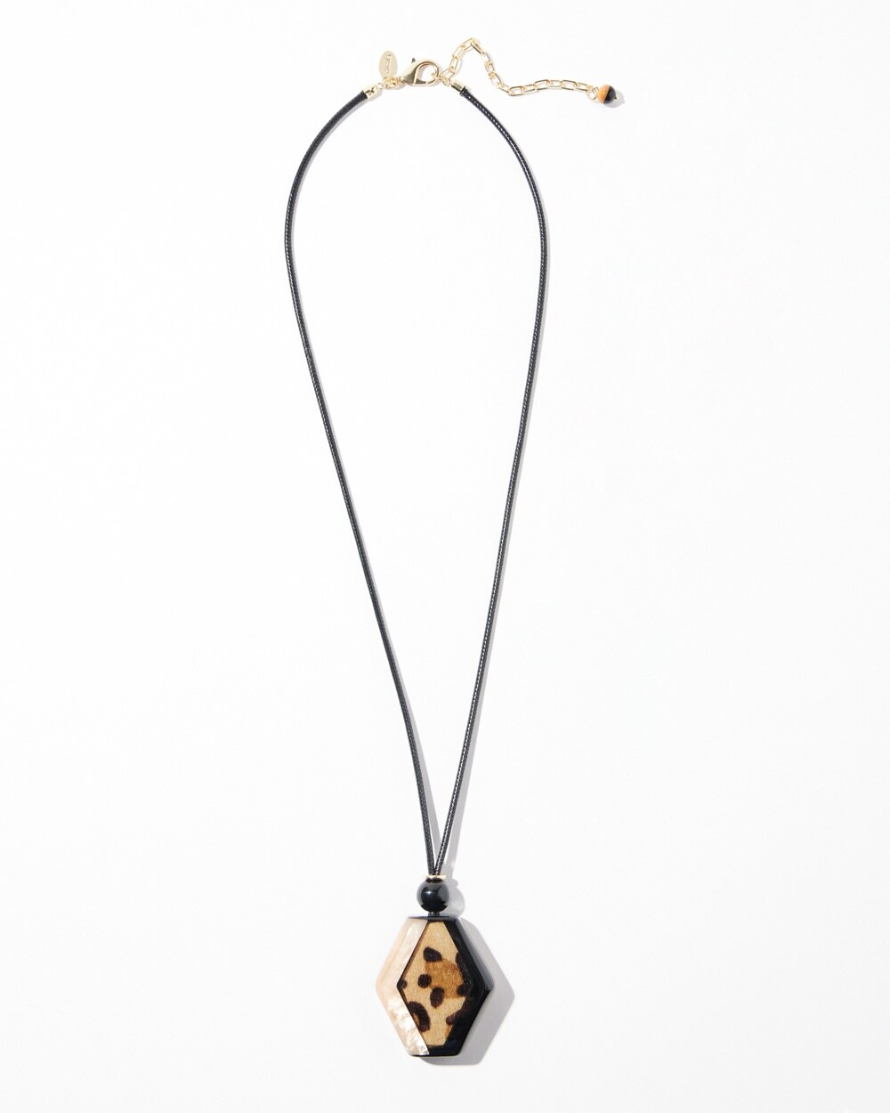 Animal Print Pendant Necklace