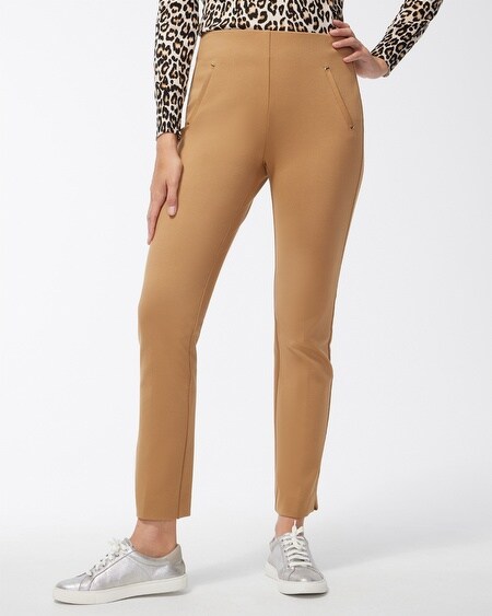 Ponte Slim Ankle Pant — Camel – The Towne Shoppe