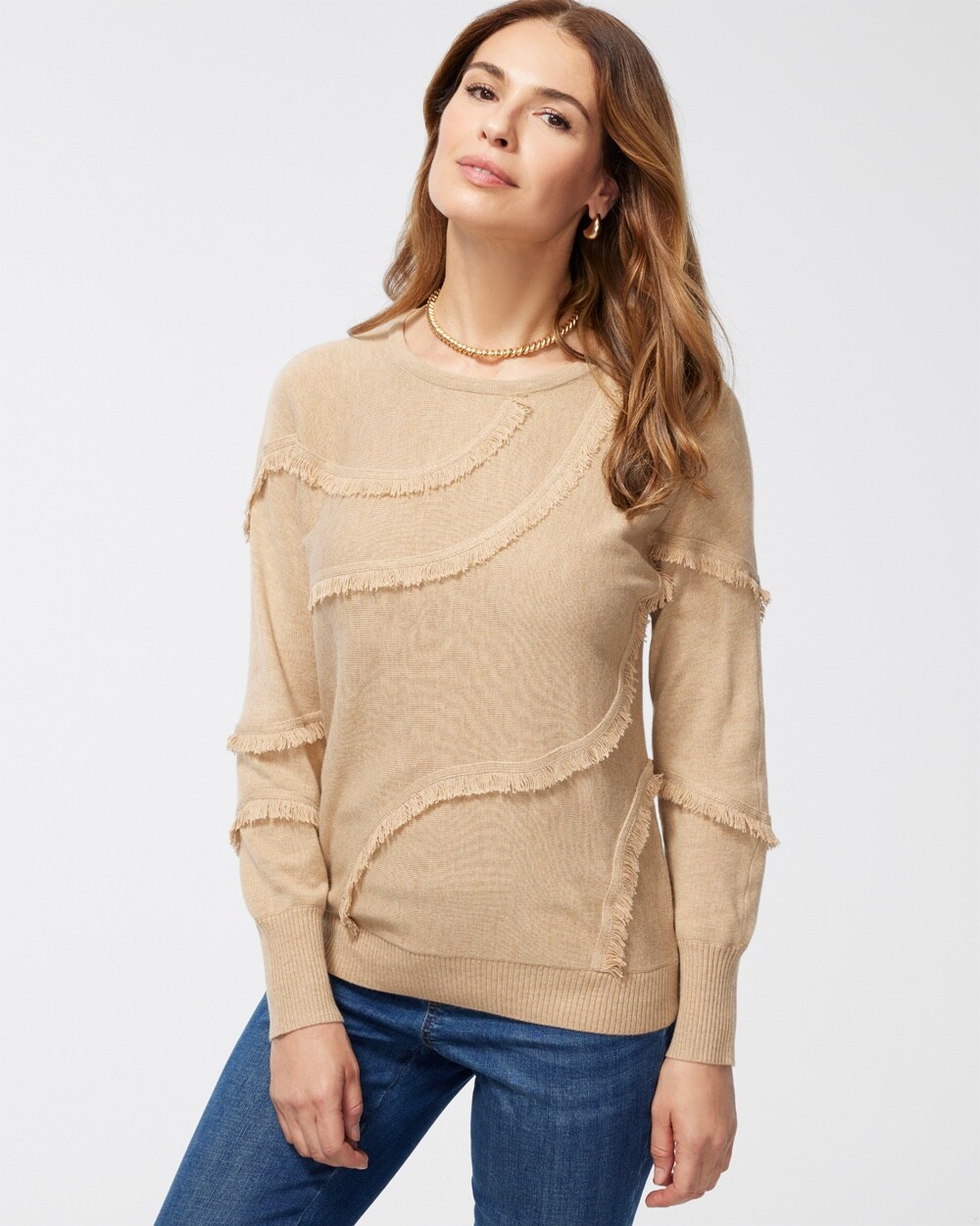 Fringe Pullover Sweater