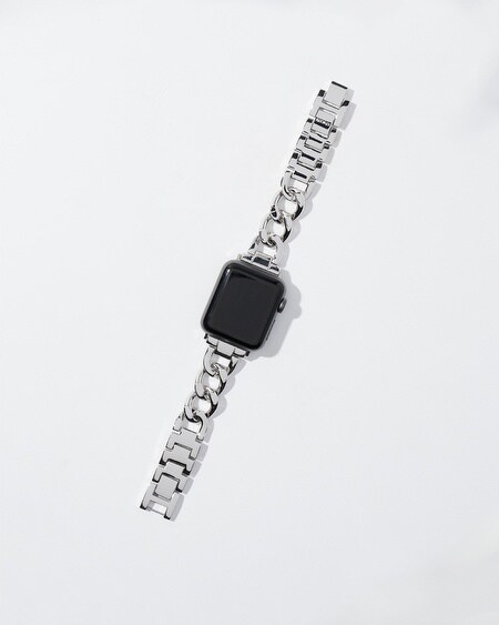 Sterling silver Apple watch band
