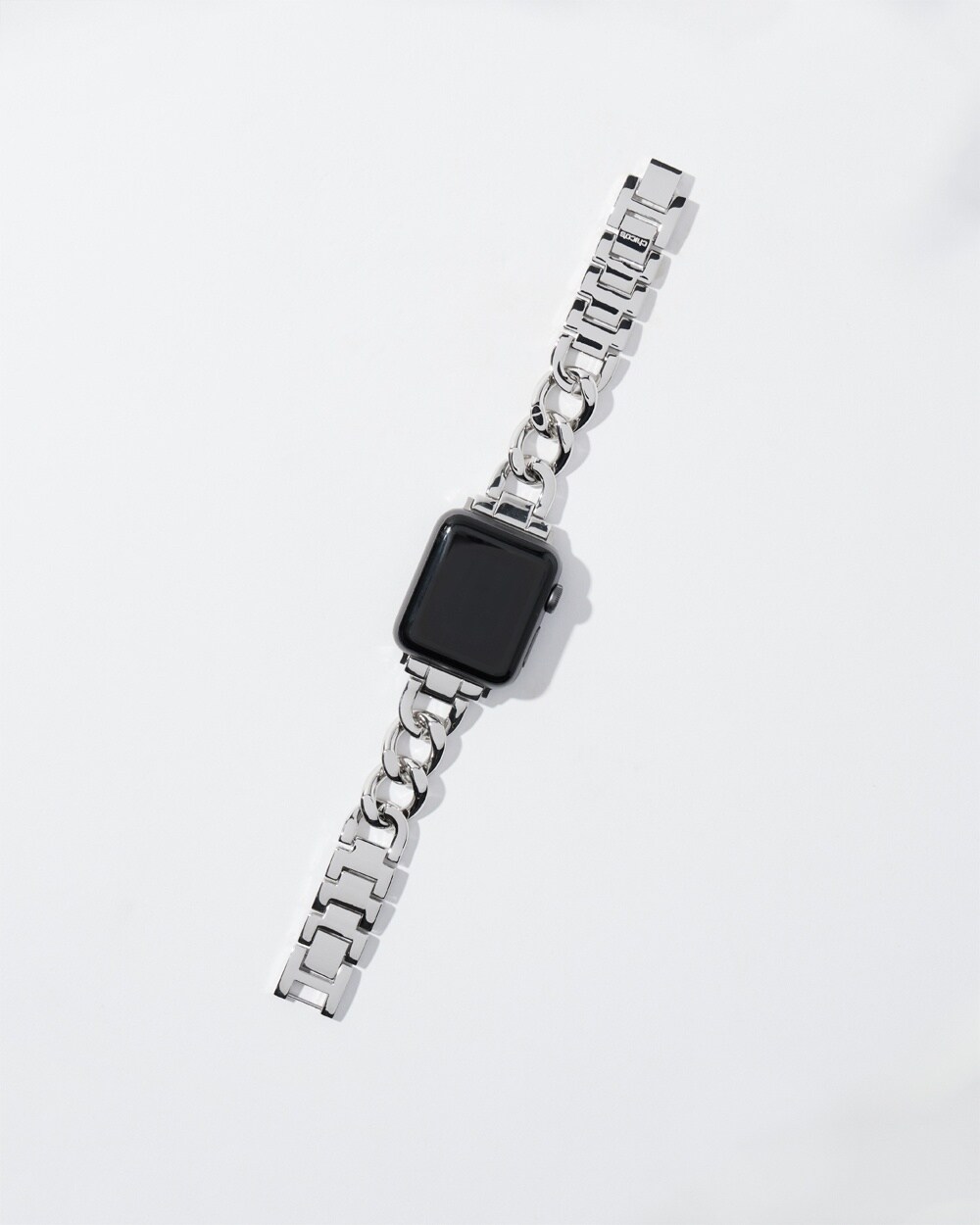 Silver Tone Apple Watch Band