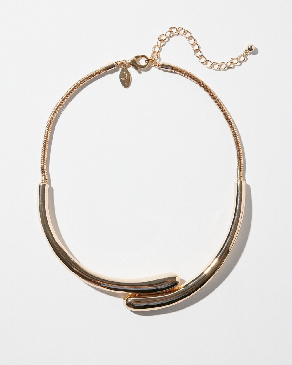 Gold Tone Collar Necklace