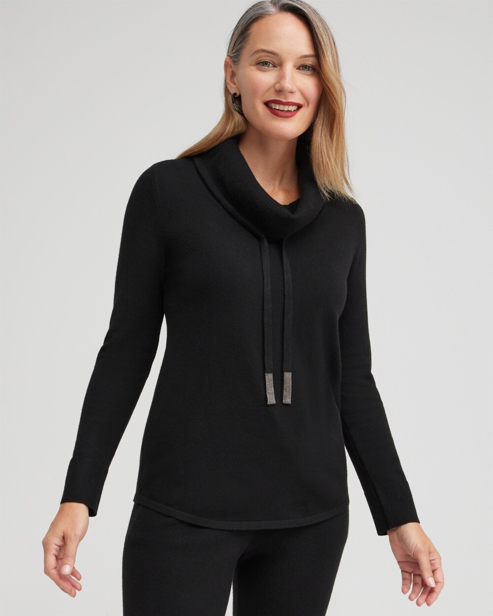 Zenergy Luxe® Cashmere Blend Cowl Sweater