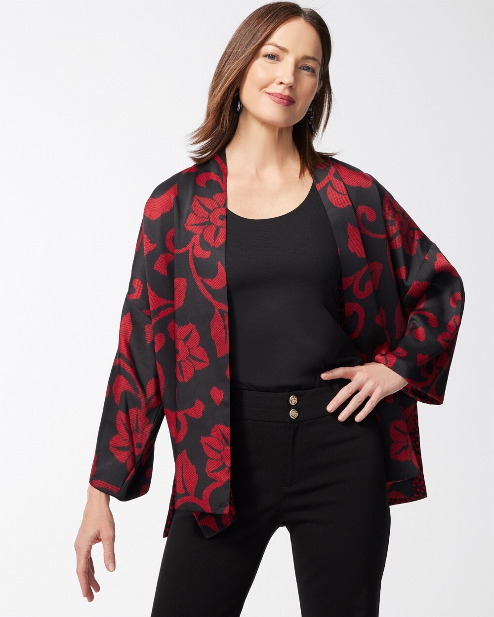 Reversible Short Kimono