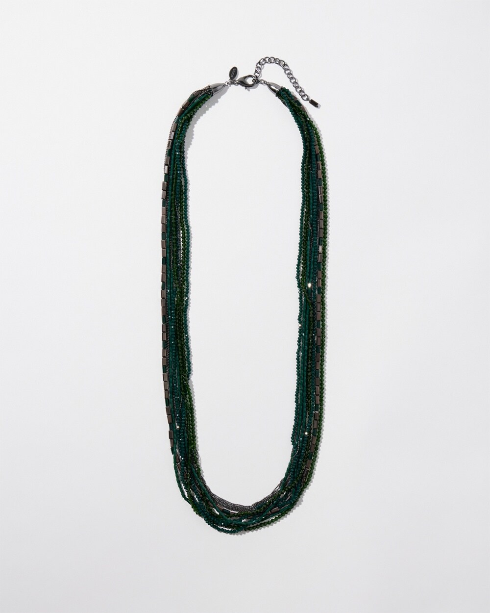 Green Multistrand Necklace