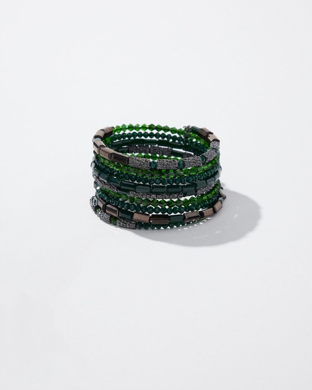 Green Coil Bracelet