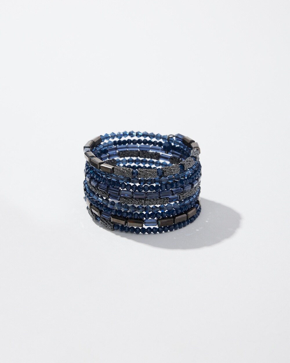 Blue Coil Bracelet