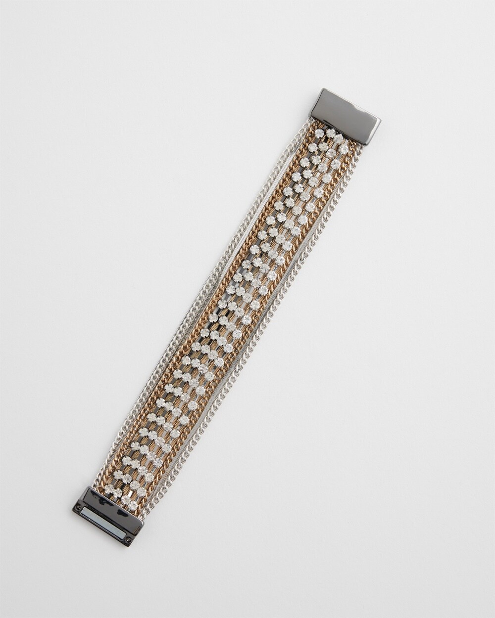Mixed Metal Magnetic Bracelet