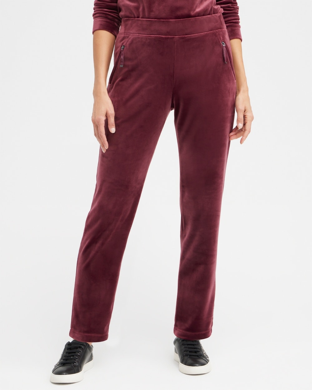 Zenergy Velour Zip Pocket Pants