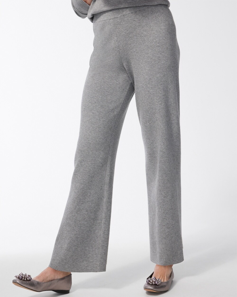 Zenergy Luxe Cashmere Blend Wide Leg Pants