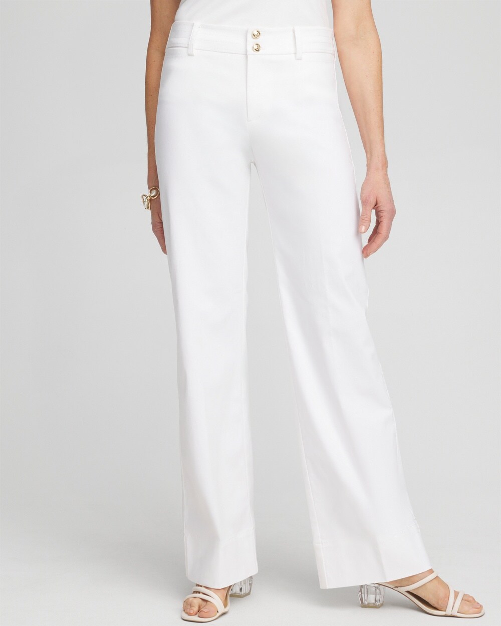 Trapunto Wide Leg Pants video preview image, click to start video