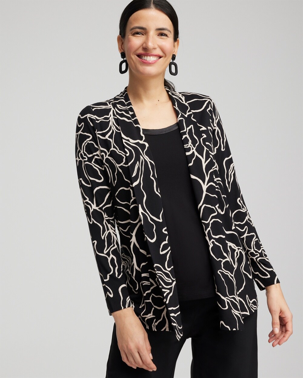 Touch of Cool&#8482; Floral Easy Cardigan