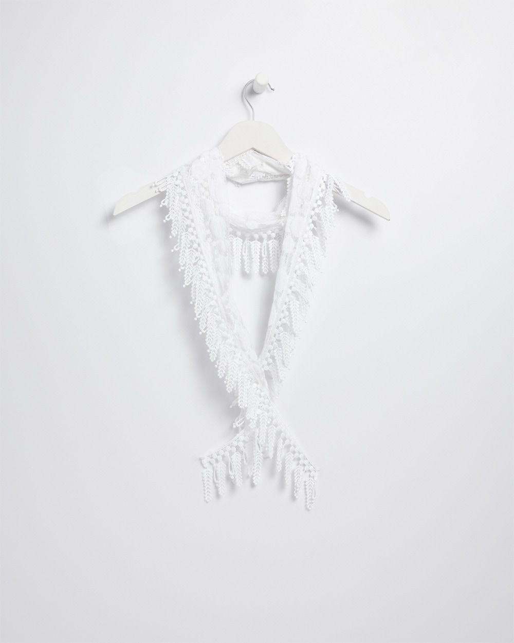 Lace Fringe Scarf