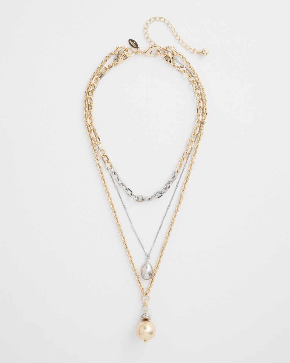 Chico's Convertible Mixed Metal Necklace |  In Mixed Metals