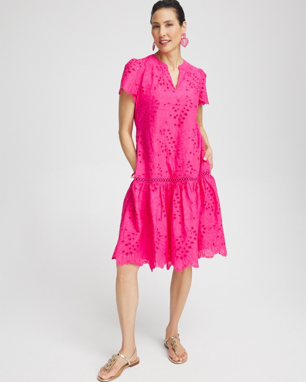 Lace Popover Dress