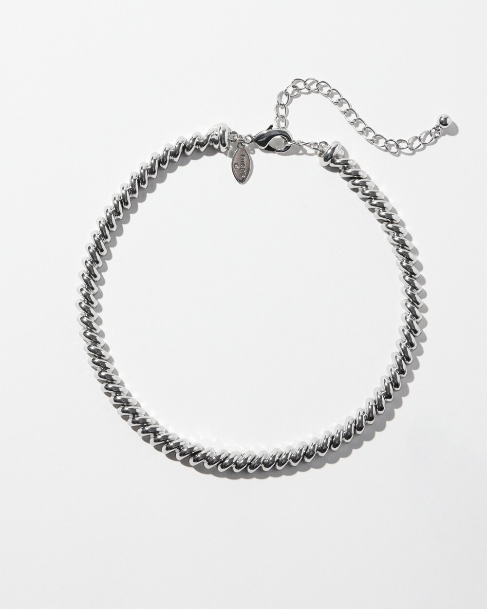 Silver Tone Collar Necklace