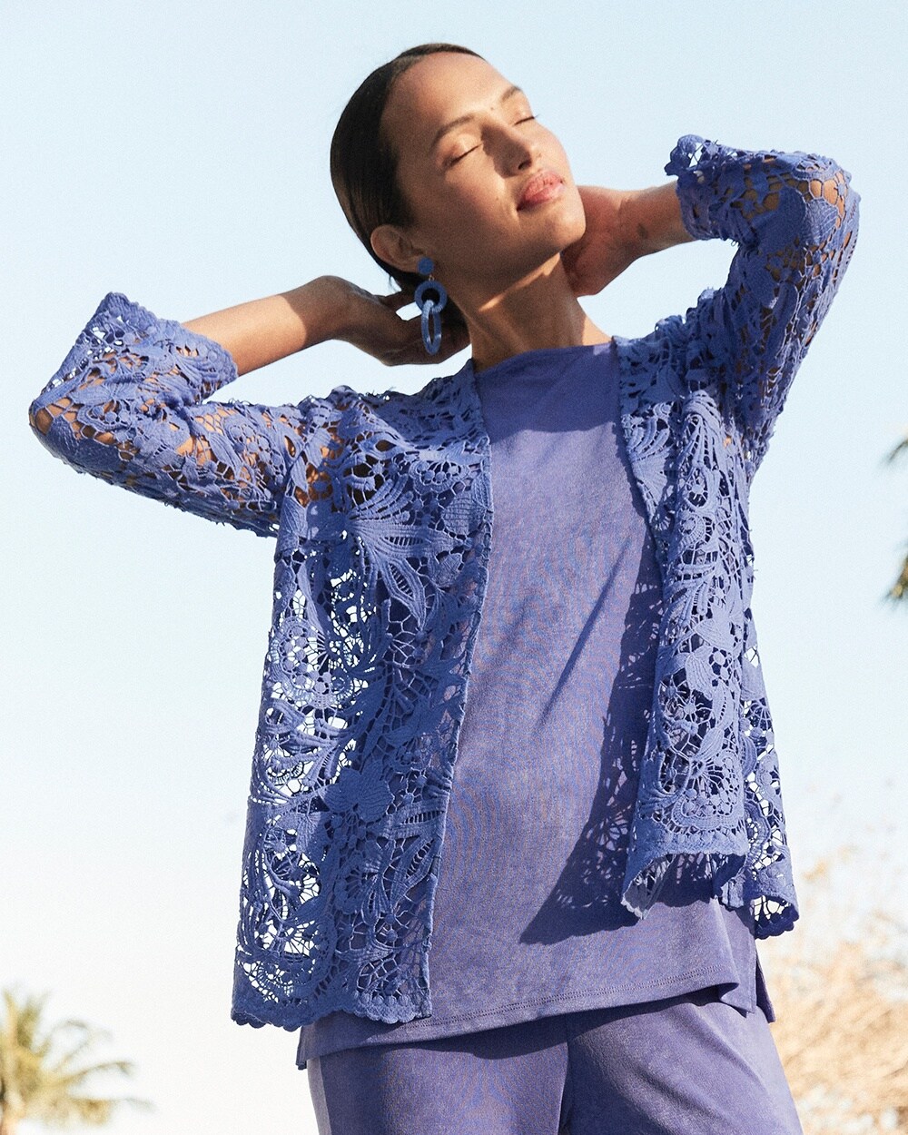 Travelers&#8482; Collection Lace Jacket