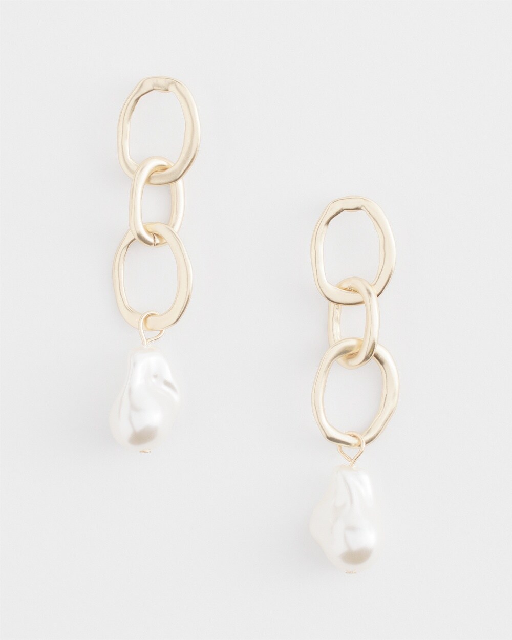 Shop Chico's Chain Link Drop Earrings |  In Gold
