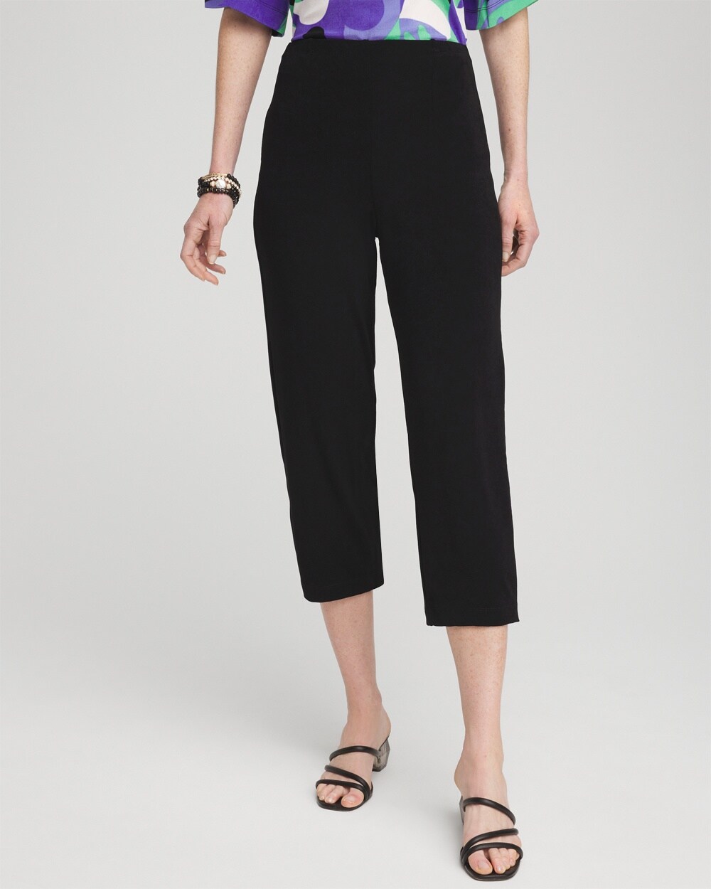 Travelers&#8482; No Tummy Cropped Pants