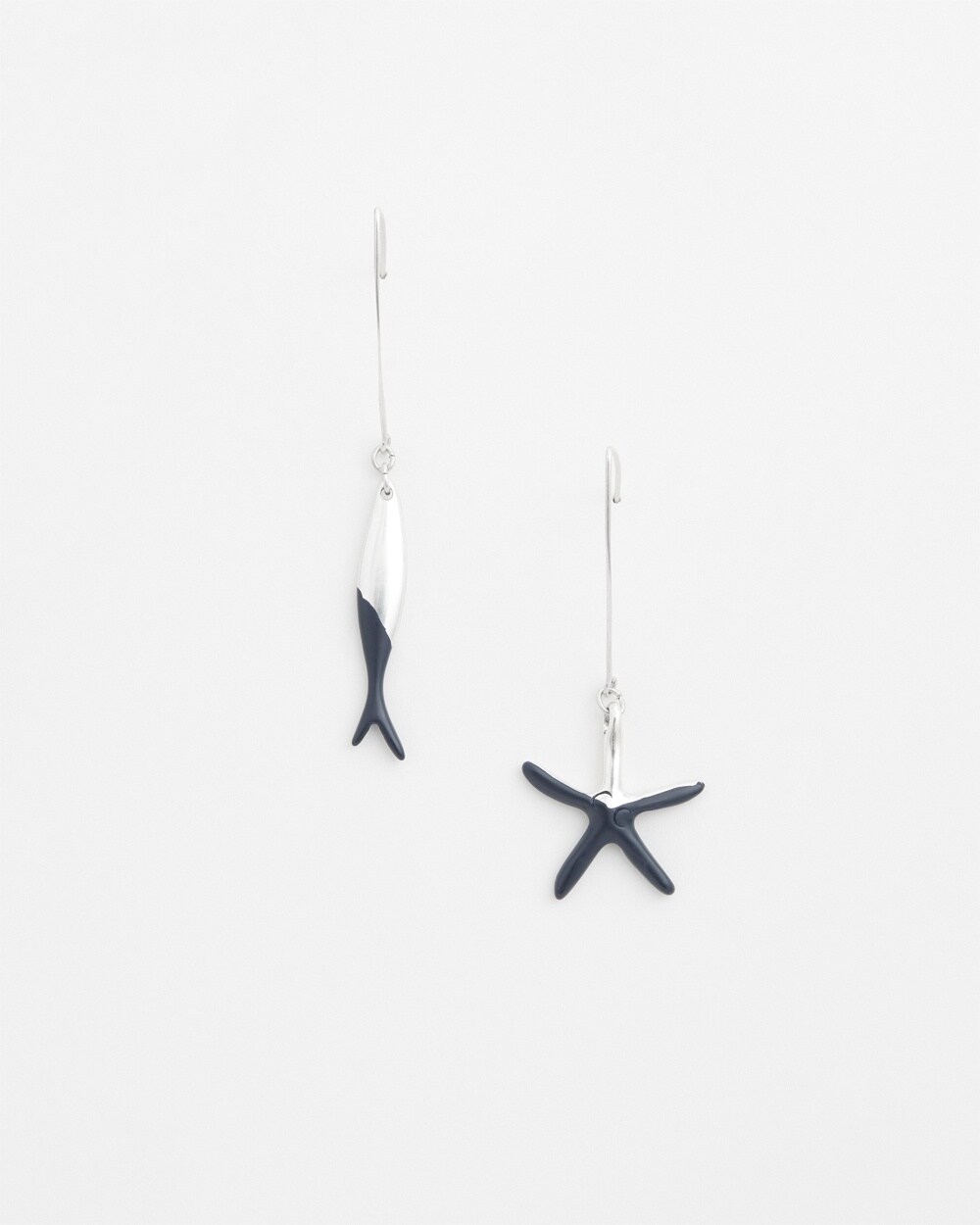 Shop Chico's Star & Fish Earrings |  In Silver