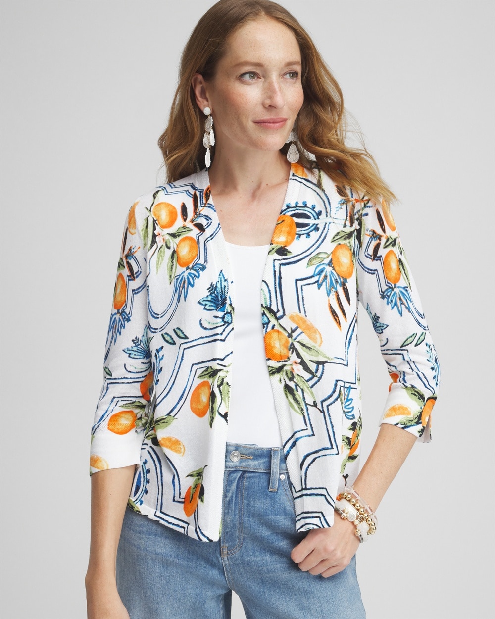 Romance Tropical Short Cardigan