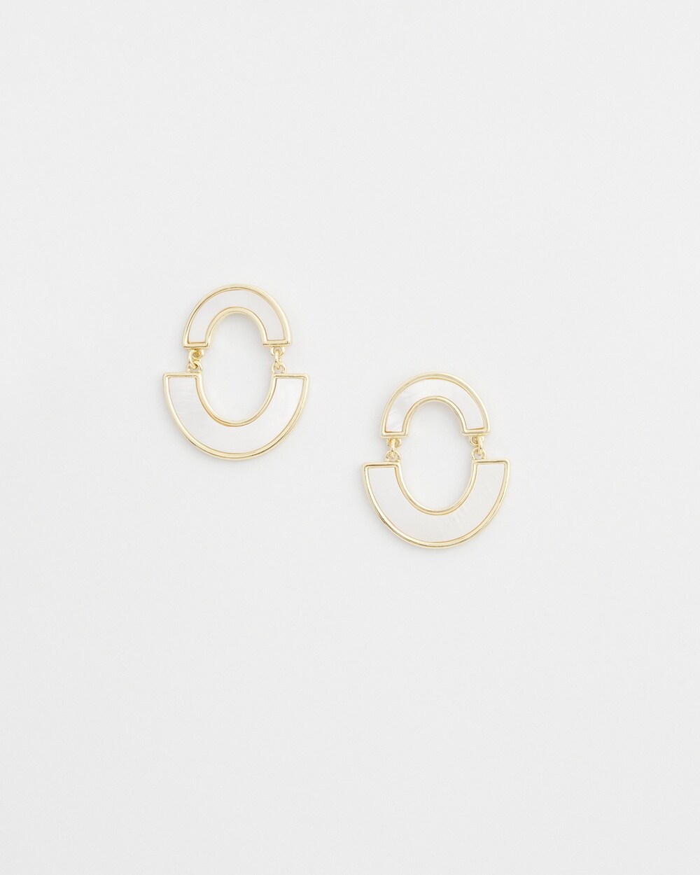 Shop Chico's Mother Of Pearl Drop Earrings |  In Gold