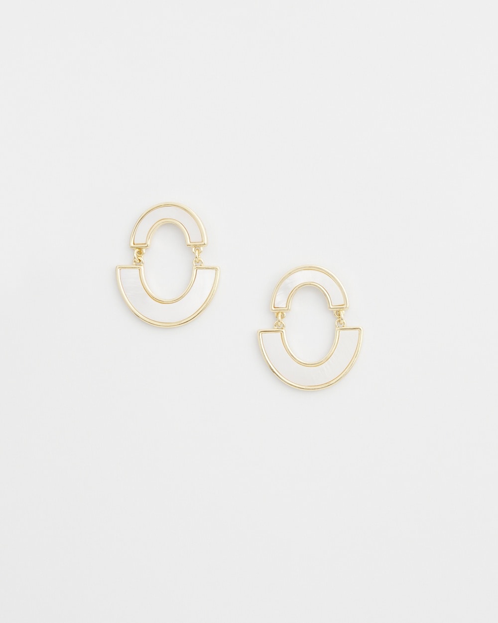 Shop Chico's Mother Of Pearl Drop Earrings |  In Gold