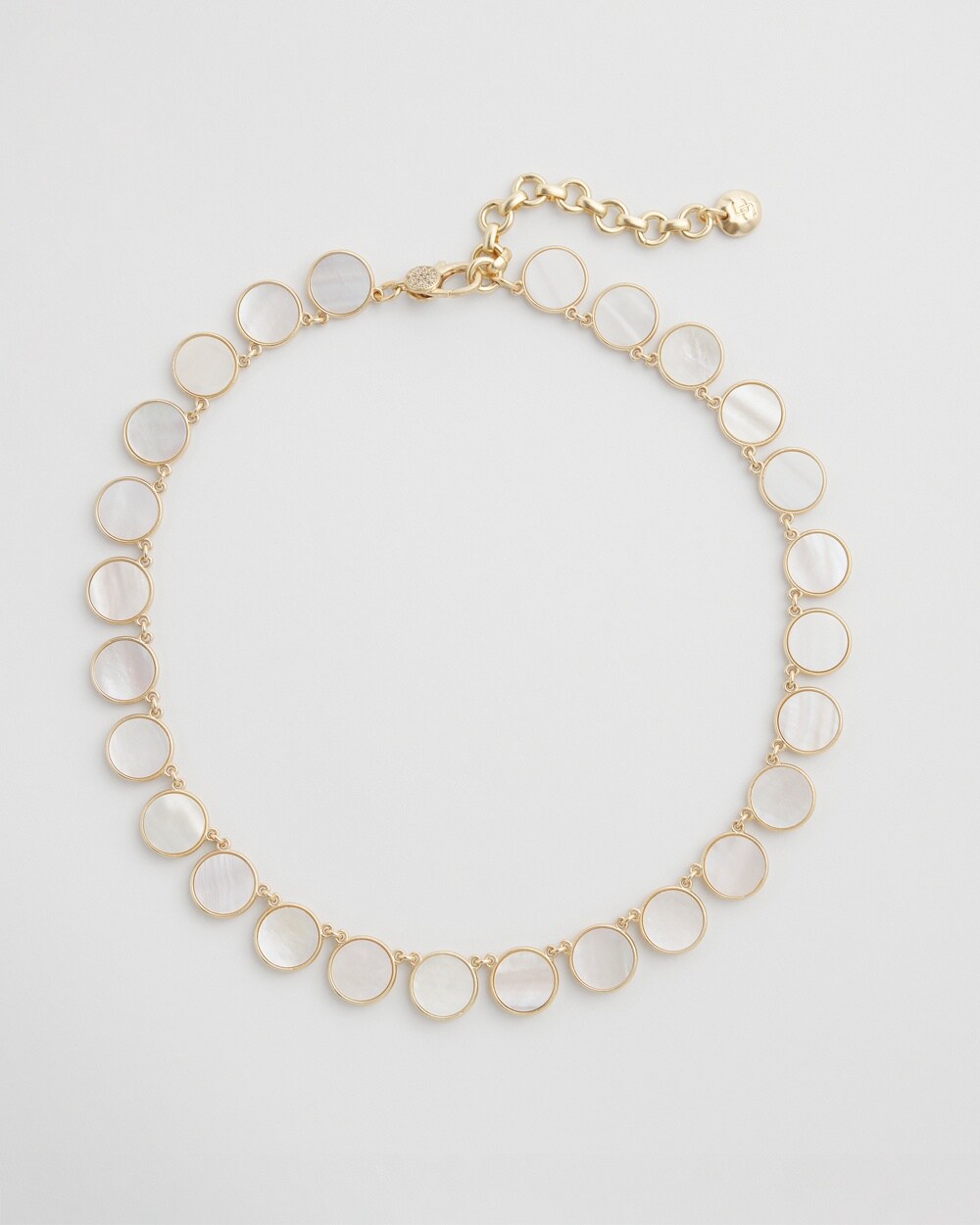 Reversible Mother of Pearl Necklace