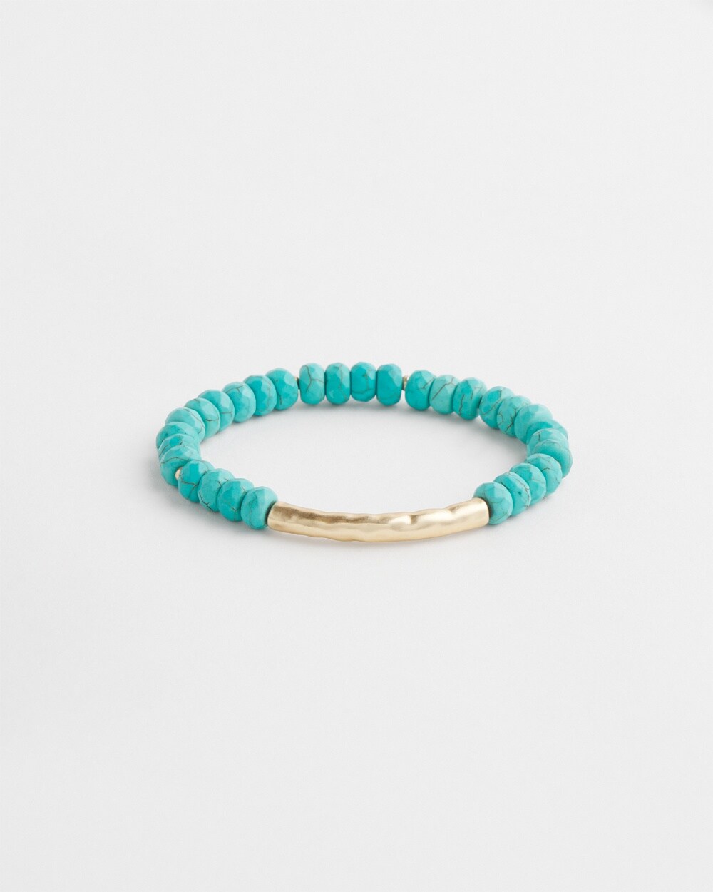 Turquoise Bar Stretch Bracelet