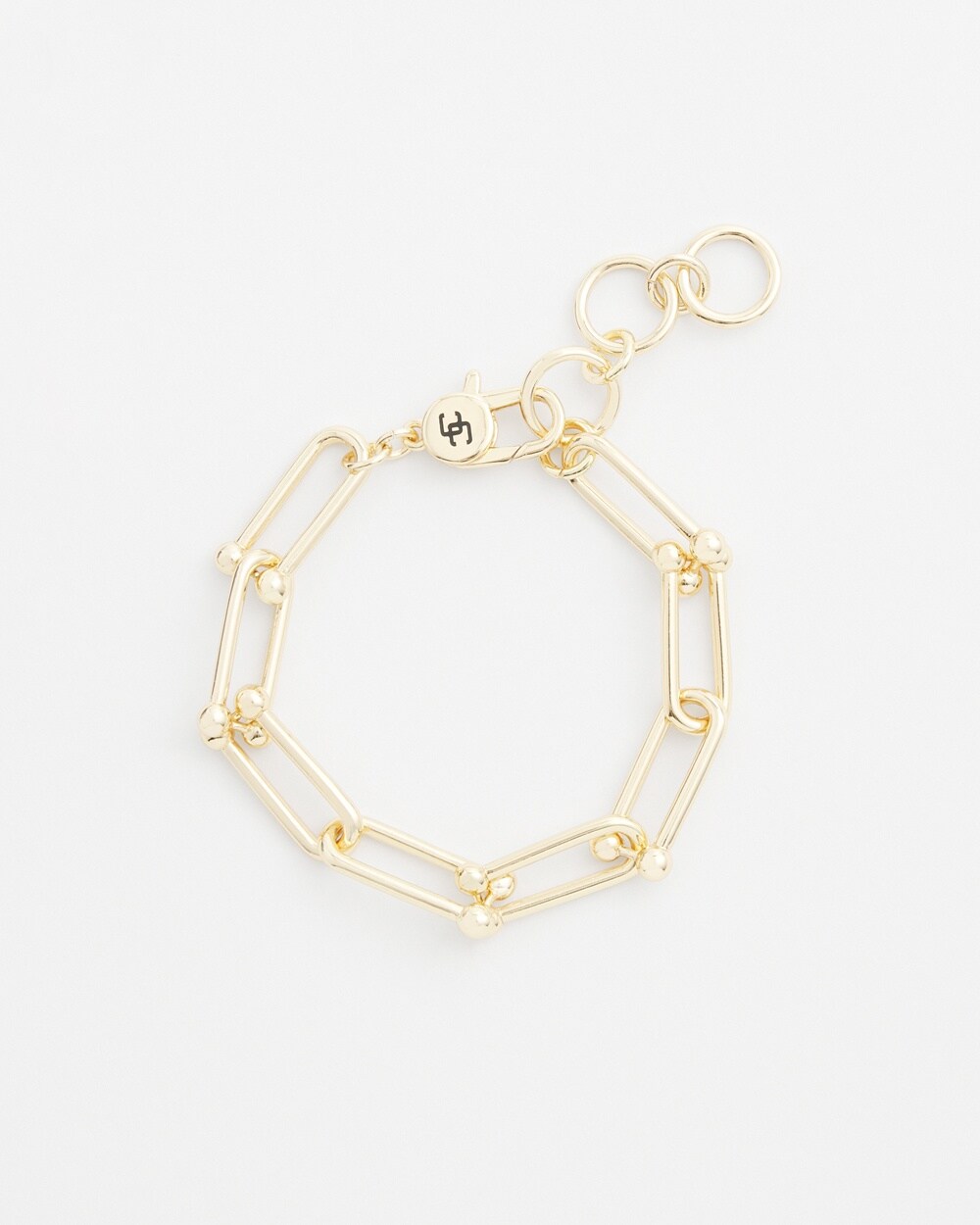 Gold Tone Links Bracelet