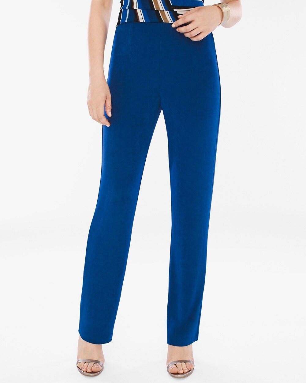 Travelers Classic No Tummy Pants in Royal Blue