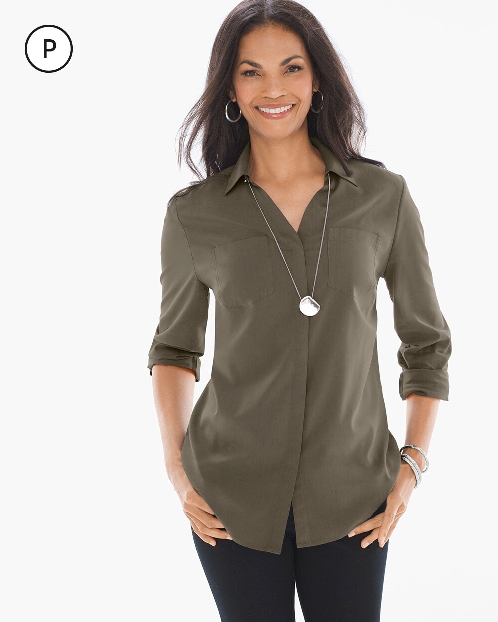 Petite Silky Soft Relaxed Shirt