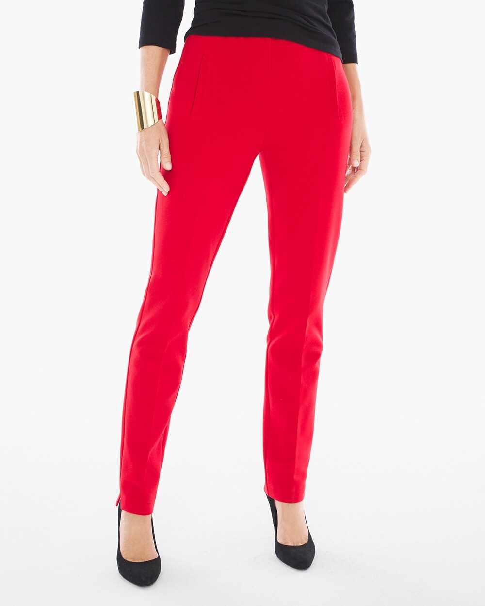 Juliet Ankle Pants in Barbados Cherry