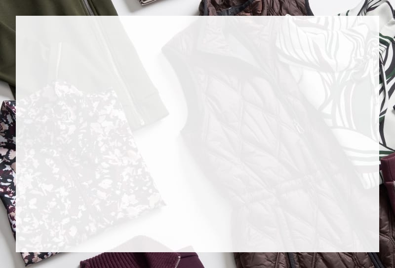 Zenergy sport collection with white overlay text background