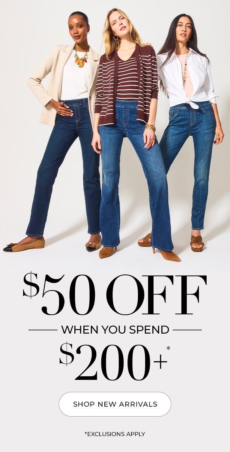$50 off when you spend $200+
