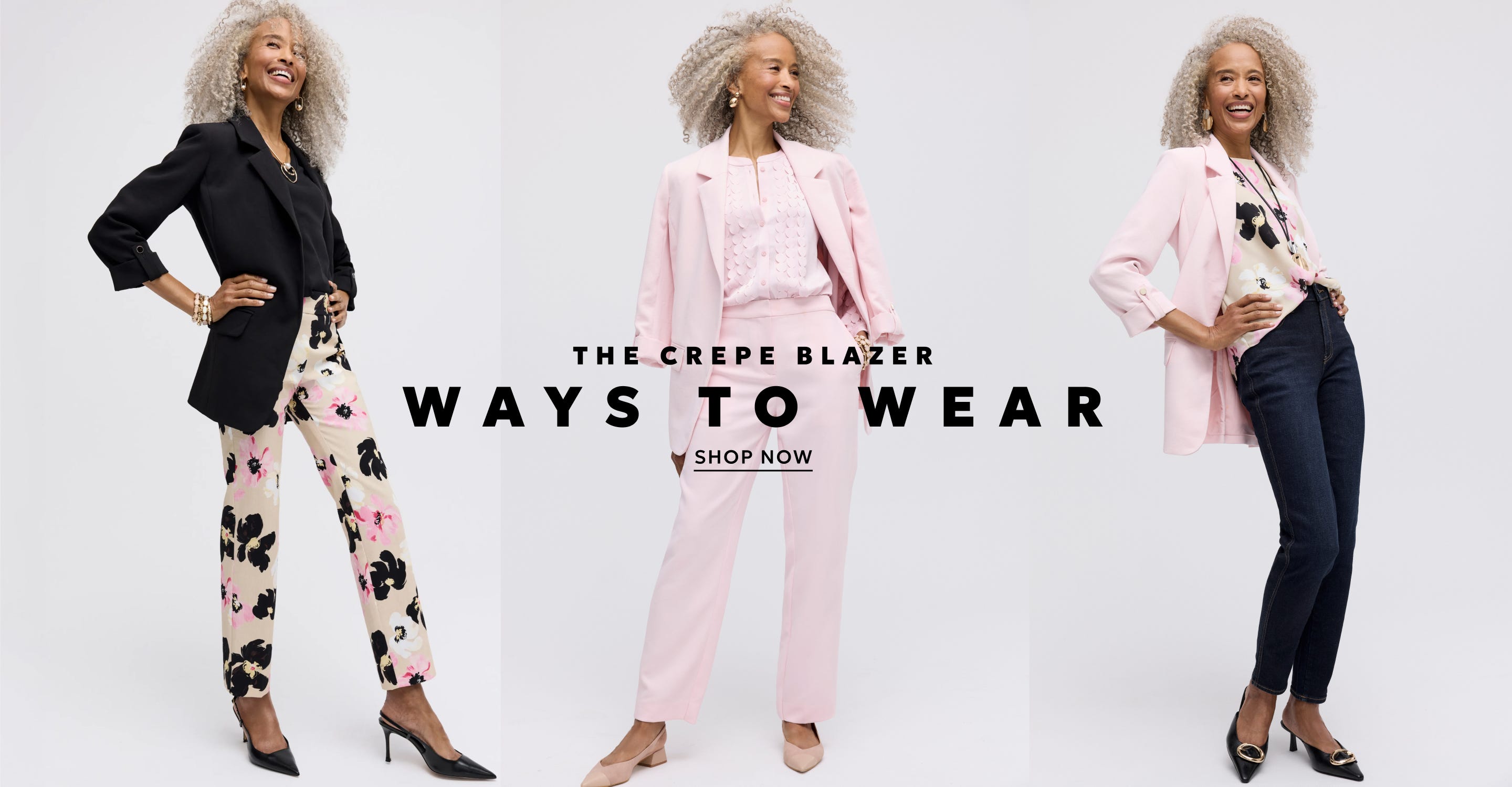 Ways to wear the crepe blazer