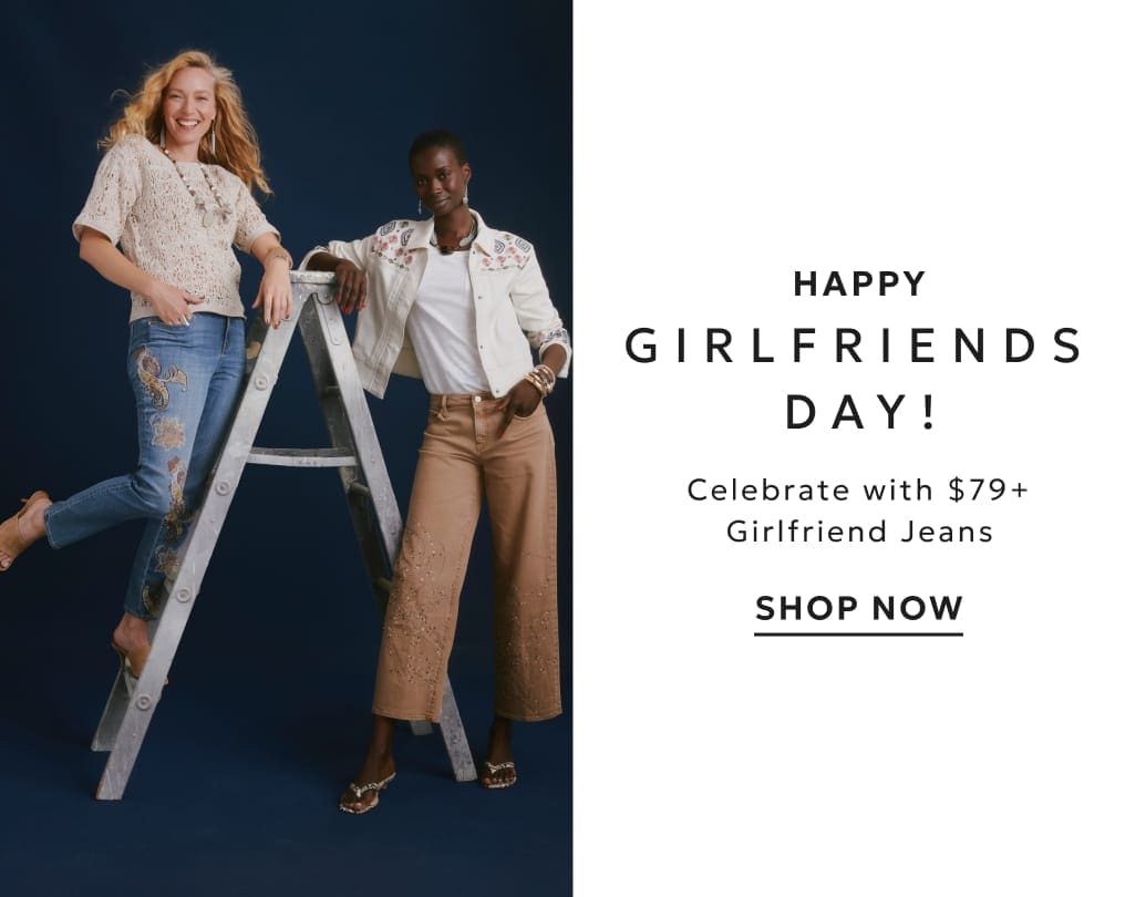 Celebrate Girlfriends Day with $79+ Girlfriend denim