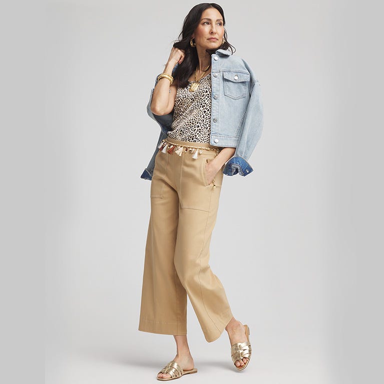 Wide leg pants